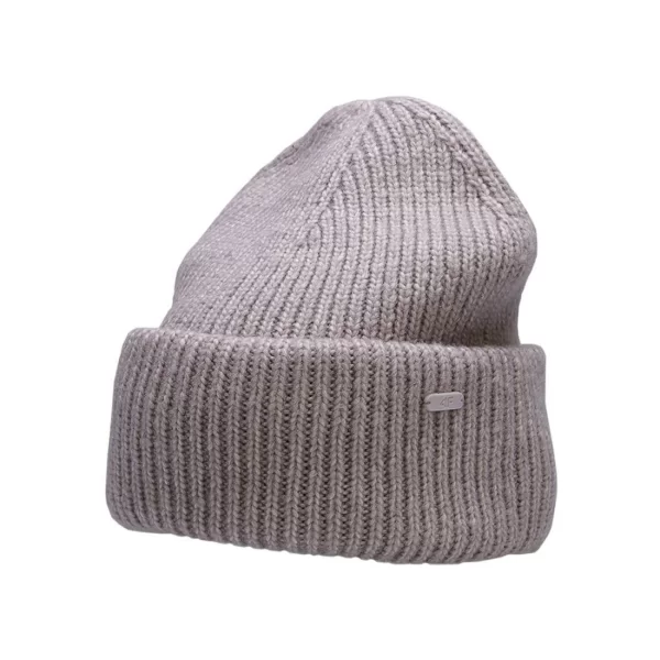 4F 4F Beanie Γυναικείος Σκούφος με Rib Πλέξη σε Μωβ χρώμα H4Z22-CAD005-52M