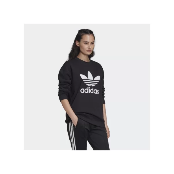 Adidas Trefoil Γυναικείο Φούτερ Μαύρο FM3272