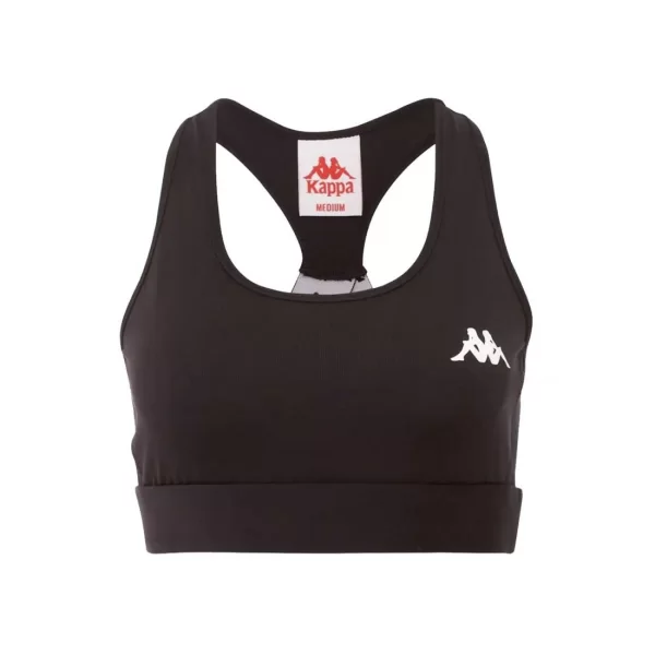 Kappa Kappa Ebba Γυναικείο Αθλητικό Μπουστάκι Μαύρο 305040-005