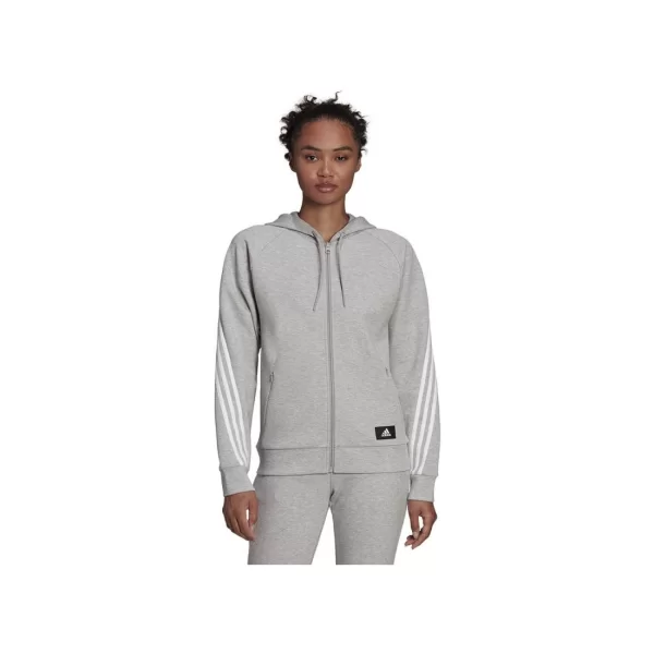 ADIDAS PERFORMANCE Adidas Sportswear Future Icons Γυναικείο Φούτερ με Κουκούλα Γκρι H57289