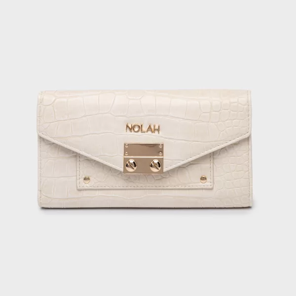 NOLAH ΓΥΝΑΙΚΕΙΟ ΠΟΡΤΟΦΟΛΙ RON OFFWHITE