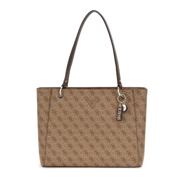 Guess GUESS NOELLE II TOTE ΤΣΑΝΤΑ ΓΥΝΑΙΚΕΙΟ HWBG9672250 LATTE LOGO/BROWN