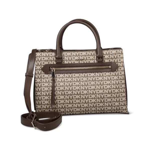 DKNY ΓΥΝΑΙΚΕΙΟ SATCHELS BRYANT AVE R52D5K46 CHINO/CHOCOLATE N42