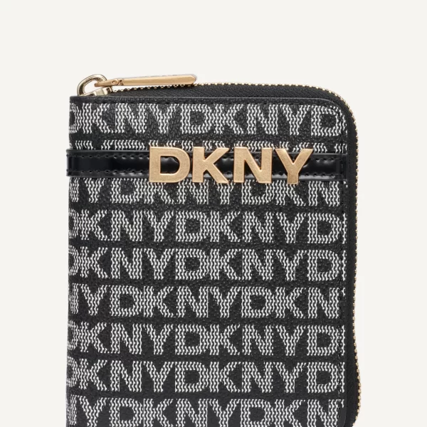 DKNY ΠΟΡΤΟΦΟΛΙ AVRIL R5215M25 XLB BK LOGO-BK