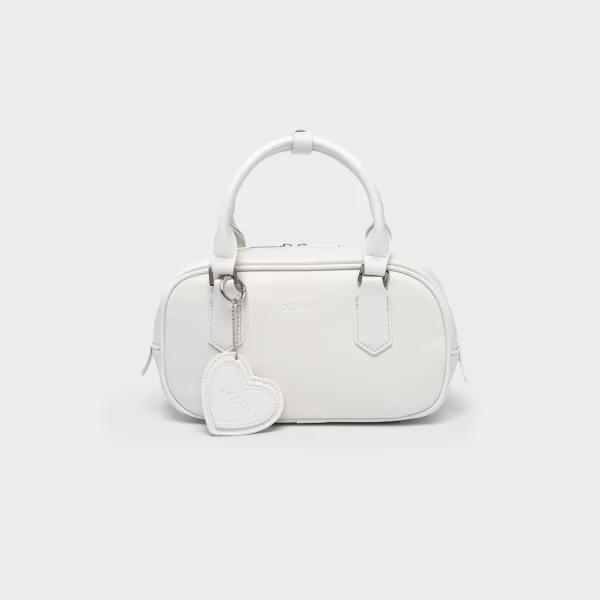 NOLAH ΓΥΝΑΙΚΕΙΑ ΤΣΑΝΤΑ LOVEY WHITE SILVER