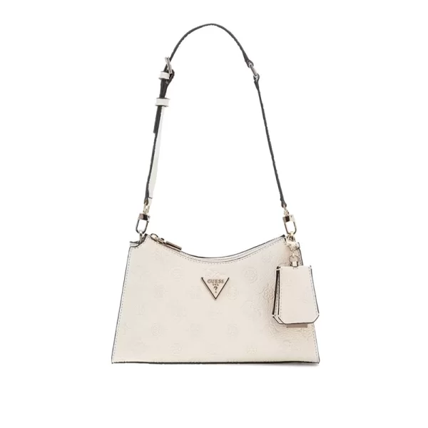 Guess GUESS CRESIDIA II TOP ZIP SHLDR BAG ΤΣΑΝΤΑ ΓΥΝΑΙΚΕΙΟ HWPD9888180 OFF WHITE