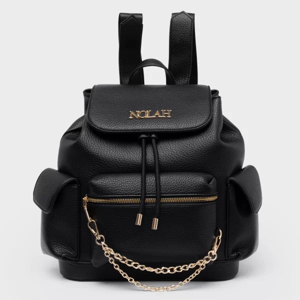 NOLAH ΓΥΝΑΙΚΕΙΑ ΤΣΑΝΤΑ TASHA BLACK LIGHT GOLD