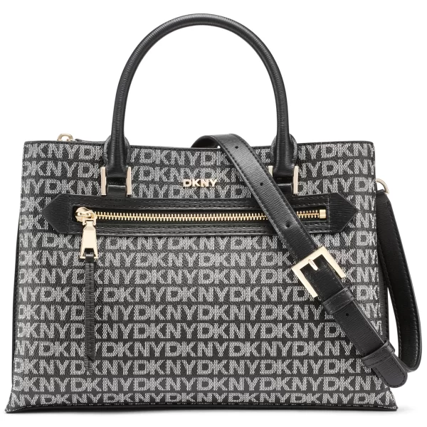 DKNY SATCHELS HANDBAG BRYANT AVE R52D5K46 XLB BK LOGO-BK