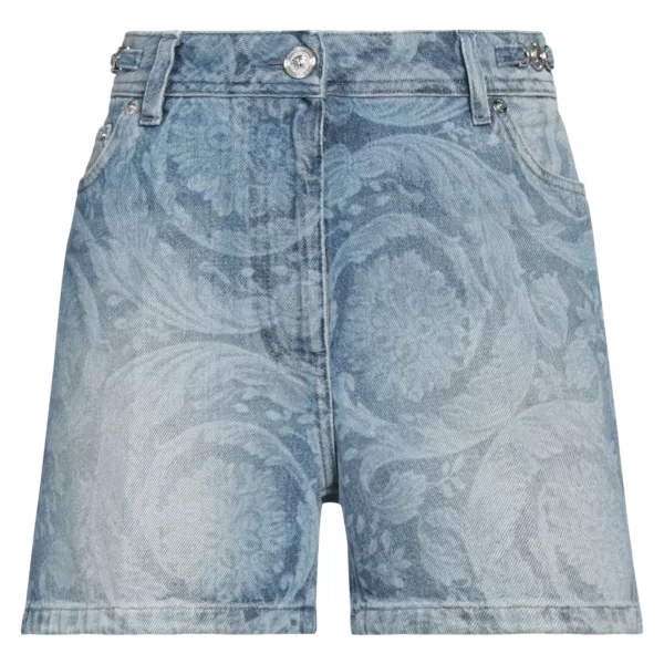 VERSACE BOTTOMWEAR Denim σορτς