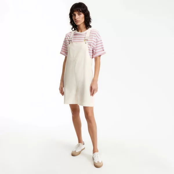 Κοντή σαλοπέτα από ντένιμ lyocell και βαμβάκι