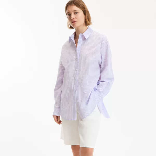 Πουκάμισο ριγέ με δεσίματα στην πλάτη