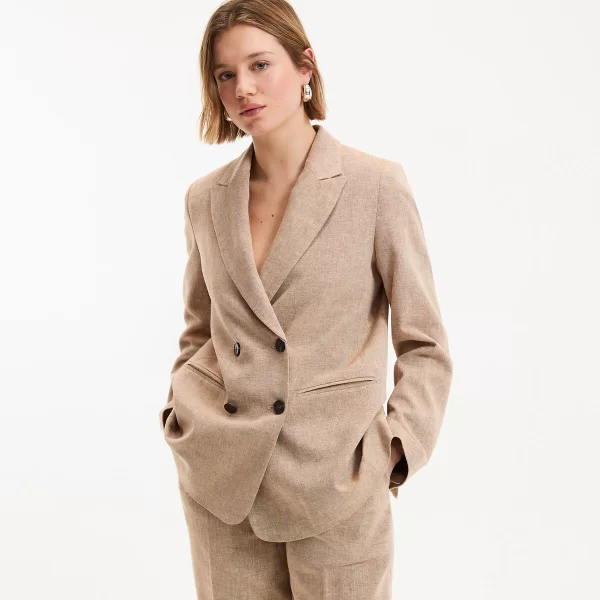 La Redoute Collections Μακρύ σακάκι σε φαρδιά γραμμή