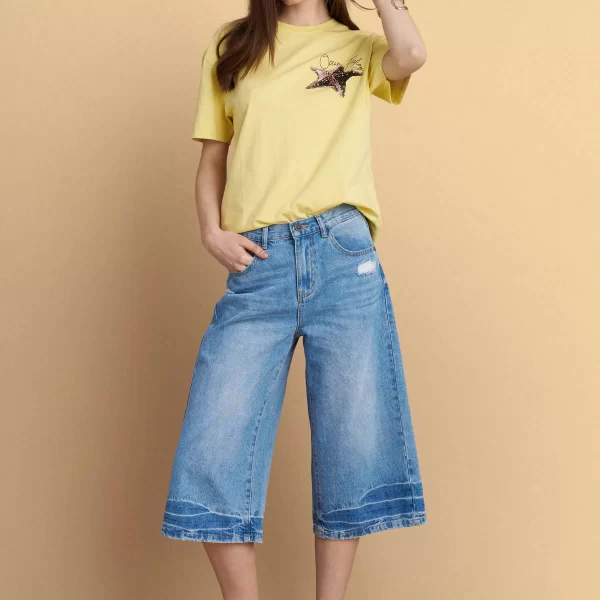 Μπλούζα κοντομάνικη με στάμπα πίσω - 5206179086110