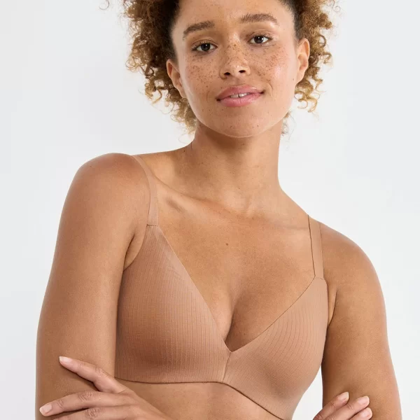 Sloggi Sloggi γυναικείο σουτιέν χωρίς μπανέλα με ενίσχυση ZERO Feel Pure THE UP Push Up-10226693-00CM