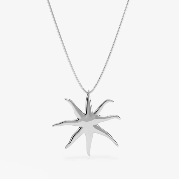 Κολιέ FURIOSA® Starfish Necklace - 45+5 cm Silver Universal