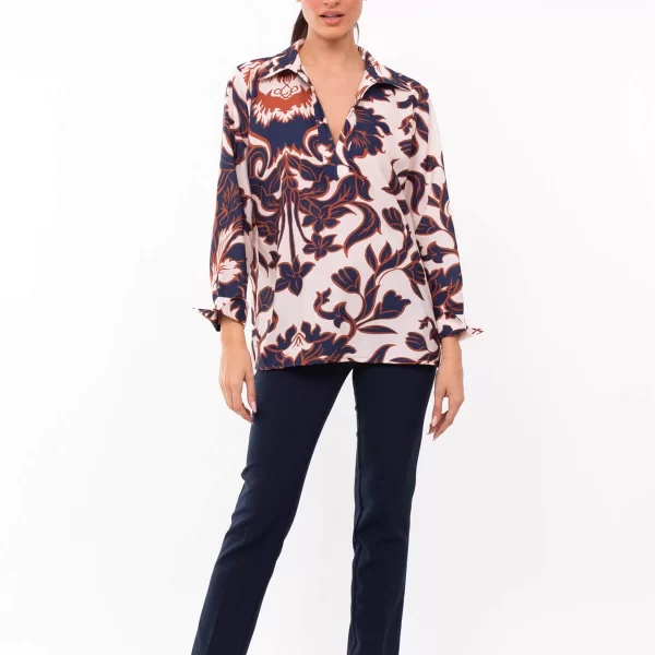 ΜΠΛΟΥΖΑ ΕΜΠΡΙΜΕ ΜΕ ΓΙΑΚΑ MULTICOLOR