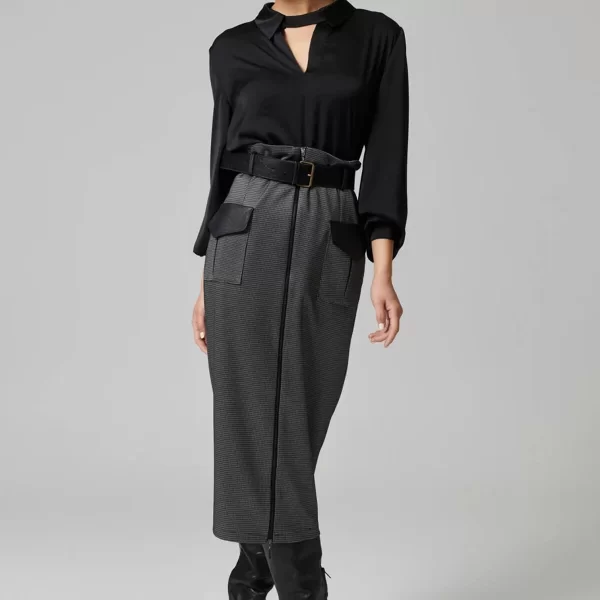 AXNARI ΦΟΥΣΤΑ ΨΗΛΟΜΕΣΗ ΜΕ ΖΩΝΗ ΓΚΡΙ