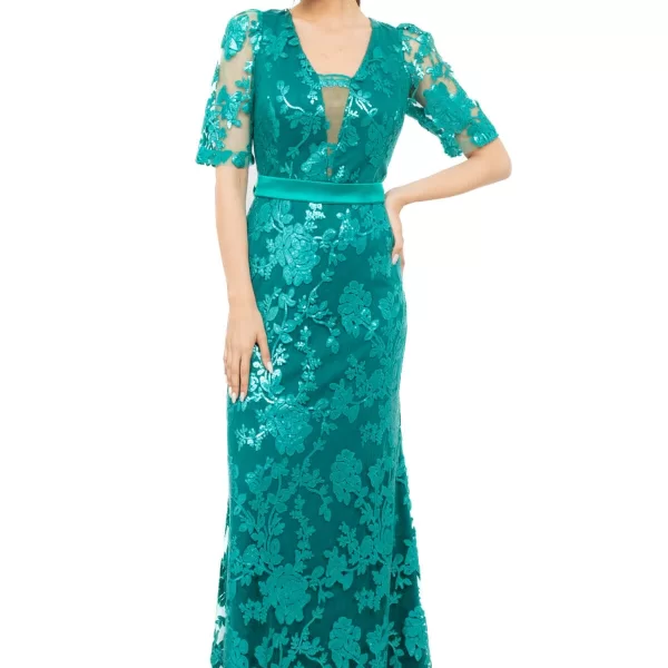 ΦΟΡΕΜΑ PLUS SIZE ΜΑΚΡΥ ΔΑΝΤΕΛΑ ΜΕ ΠΑΓΙΕΤΑ ΚΑΙ ΖΩΝΗ ΠΡΑΣΙΝΟ