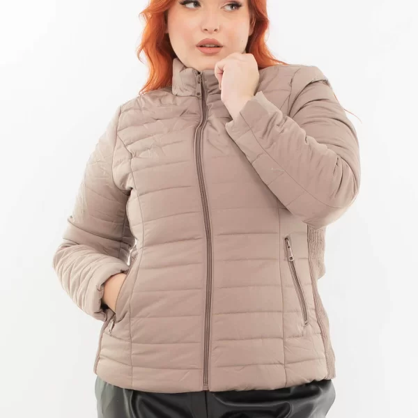 ΜΠΟΥΦΑΝ PLUS SIZE ΚΟΝΤΟ ΕΛΑΦΡΥ ΕΠΟΧΗΣ ΜΠΕΖ ΜΠΕΖ