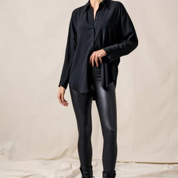 ΚΟΛΑΝ ECO-LEATHER ΜΑΥΡΟ ΜΑΥΡΟ