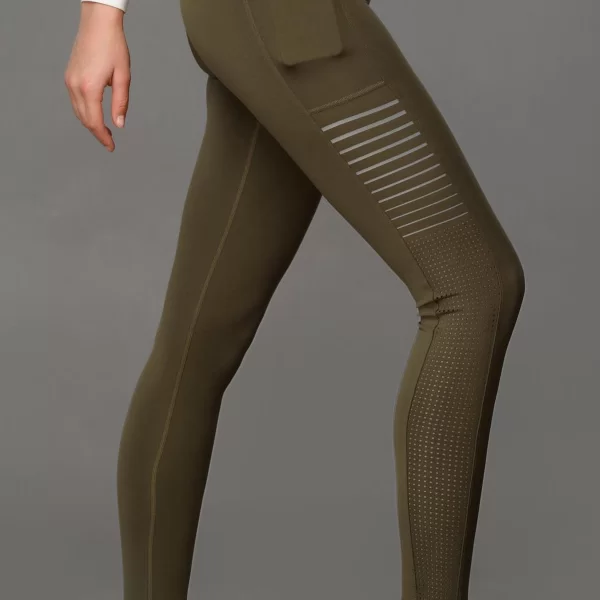 Αθλητικό κολάν Superstacy COMFORT PUSH UP FIT ss248403 ΧΑΚΙ