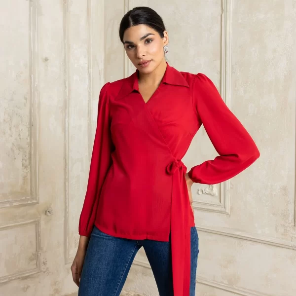 ΠΟΥΚΑΜΙΣΑ ΚΡΟΥΑΖΕ KOKKINH ΚΟΚΚΙΝΟ