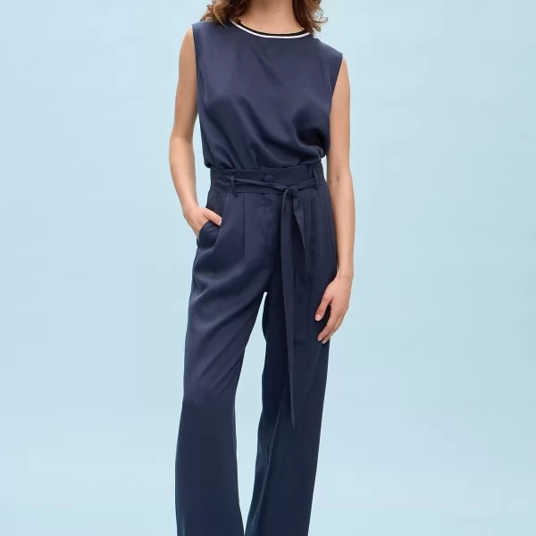 ΠΑΝΤΕΛΟΝΑ ΚΟΥΠΡΟ-ΒΙΣΚΟΖ ΜΕ ΖΩΝΗ ΜΠΛΕ ΜΠΛΕ