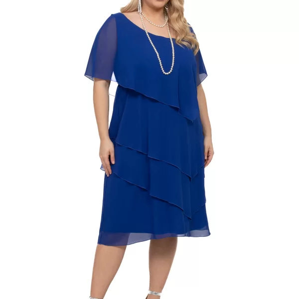 ΦΟΡΕΜΑ PLUS SIZE MINTI ΜΠΛΕ ΡΟΥΑ