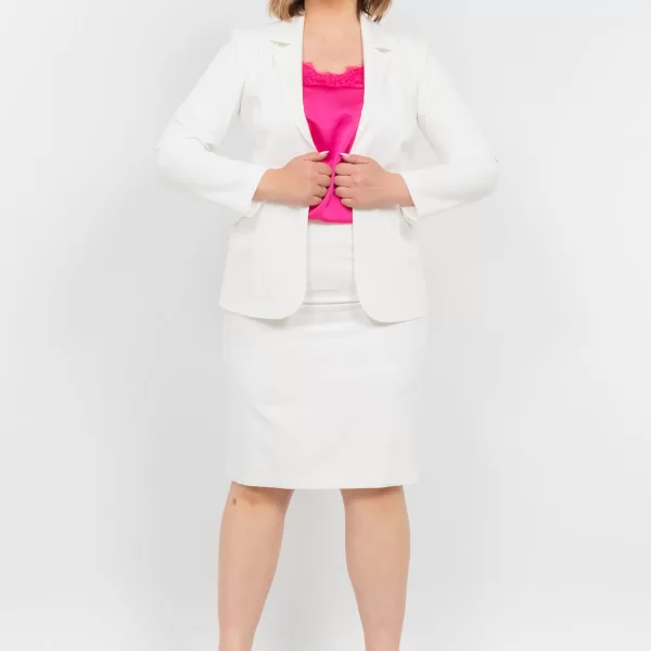 ΣΑΚΑΚΙ PLUS SIZE ΚΟΝΤΟ ΛΕΥΚΟ ΛΕΥΚΟ