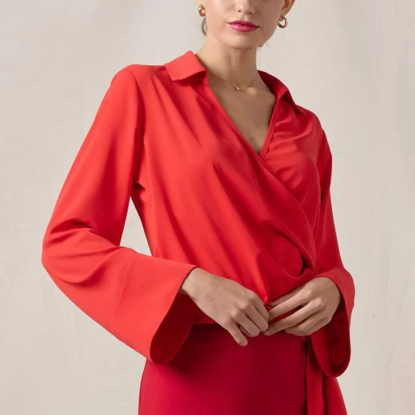 ΜΠΛΟΥΖΑ ΚΡΟΥΑΖΕ ΜΕ ΚΑΜΠΑΝΑ ΜΑΝΙΚΙ ΕΚΑΙ