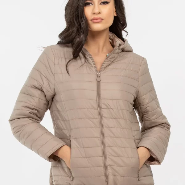 ΜΠΟΥΦΑΝ ΚΑΠΙΤΟΝΕ ΔΙΠΛΗΣ ΟΨΗΣ ΜΕ ΚΟΥΚΟΥΛΑ plu8933b ΜΠΕΖ