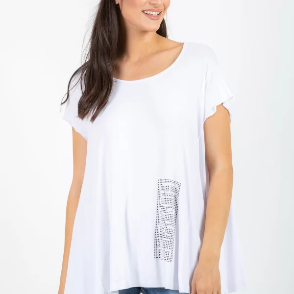 ΜΠΛΟΥΖΑ plu191009l ΛΕΥΚΟ