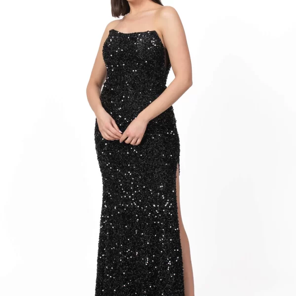 ΦΟΡΕΜΑ ΜΑΚΡΥ ΣΤΡΑΠΛΕΣ ΠΑΓΕΤΑ ΜΑΥΡΟ