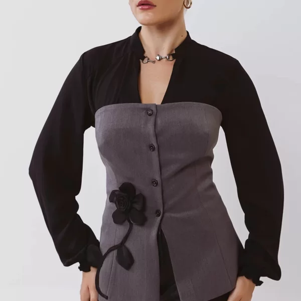 AXNARI ΜΠΟΥΣΤΟ ΜΕ ΜΟΤΙΦ ΓΚΡΙ