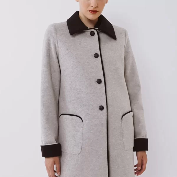 ΠΑΛΤΟ ΔΙΧΡΩΜΟ ΜΠΕΖ