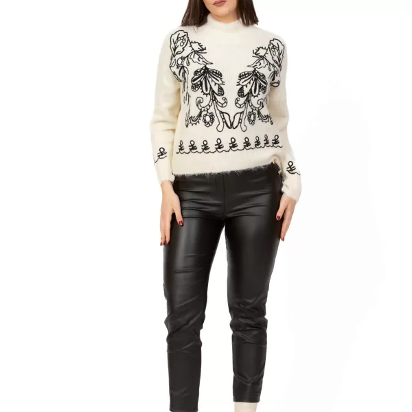 ΜΠΛΟΥΖΑ ΠΛΕΚΤΗ ΜΕ ΚΕΝΤΗΜΑ ΕΚΡΟΥ