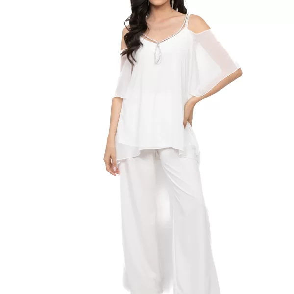 AXNARI ΜΠΛΟΥΖΑ PLUS SIZE ΜΟΥΣΕΛΙΝΑ ΛΕΥΚΗ ΛΕΥΚΟ