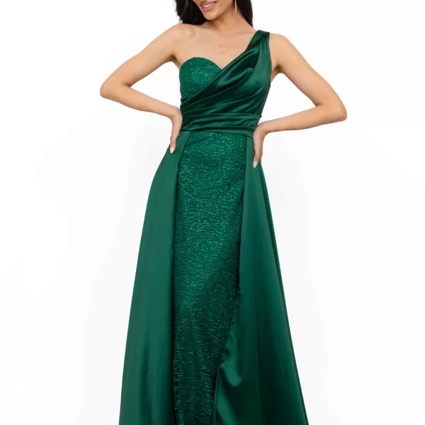 ΦΟΡΕΜΑ ΜΟΝΟΠΛΕΥΡΟ ΣΑΤΕΝ ΜΕ GLOSSY ΠΡΑΣΙΝΟ