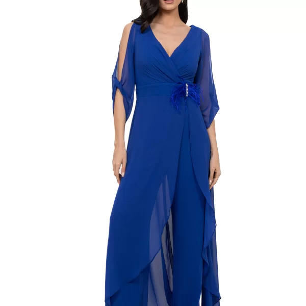 ΟΛΟΣΩΜΗ ΦΟΡΜΑ PLUS SIZE ΜΟΥΣΕΛΙΝΑ ΜΠΛΕ ΡΟΥΑ