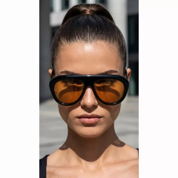 AV Sunglasses - Lyra black/orange