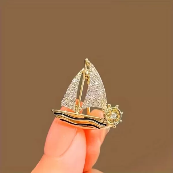 ECCENTRICO Καρφίτσα πέτου Καραβάκι