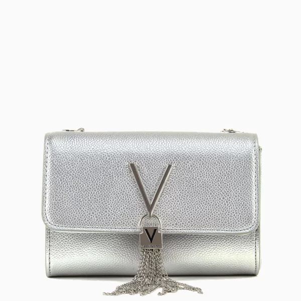 VALENTINO Valentino bags Τσάντα ώμου – Divina VBS1R403G 040 Argento