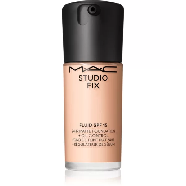MAC Cosmetics Studio Fix Fluid SPF 15 24HR Matte Foundation + Oil Control ματ μεικ απ SPF 15 απόχρωση N18 30 ml