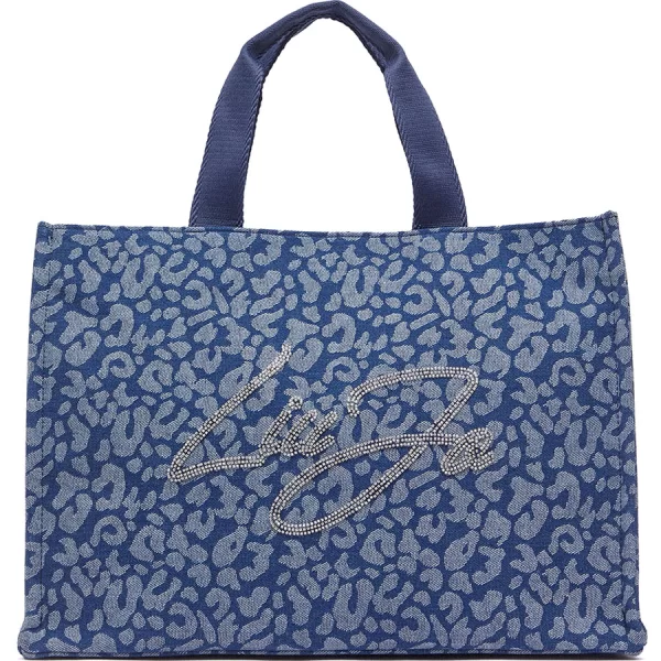 LIU JO shopping bag TOTE DENIM