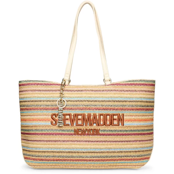 Steve Madden ψάθινη τσάντα ώμου BCOCOS