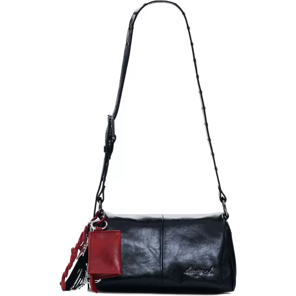 DESIGUAL Desigual μαύρη τσάντα ώμου GALAXY NARON 26SAXP87