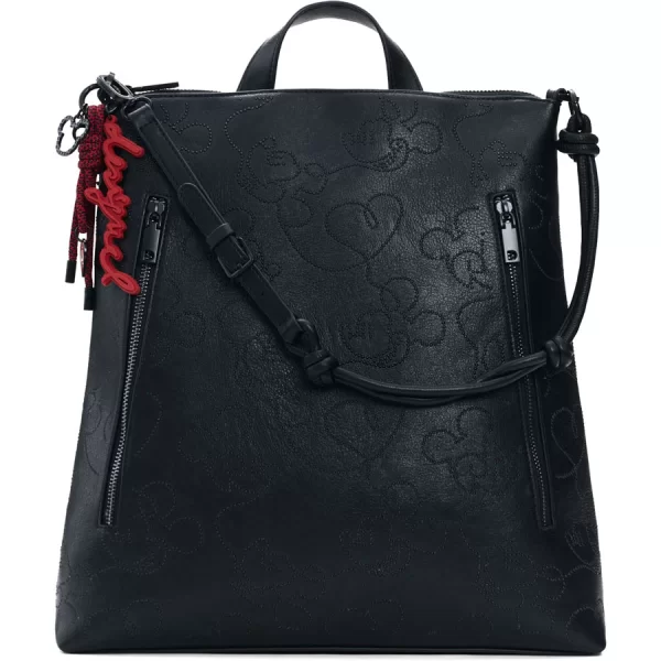 DESIGUAL Desigual μαύρη τσάντα πλάτης Mickey 26SAKP07