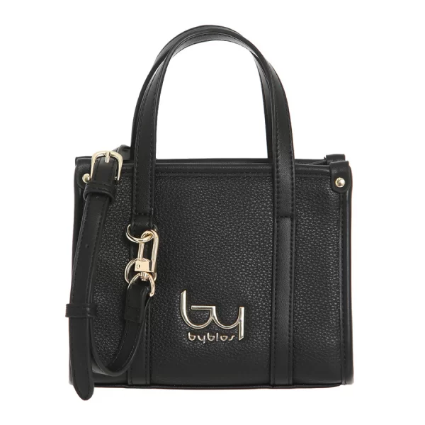 BYBYBLOS μαύρη τσάντα ώμου ARIANNA S
