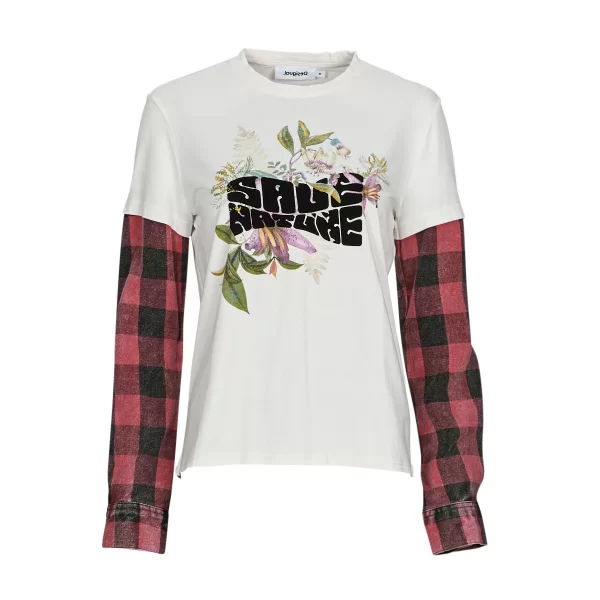 Μπλουζάκια με μακριά μανίκια Desigual CLEA