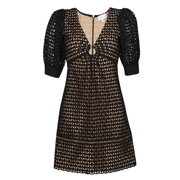 Κοντά Φορέματα MICHAEL Michael Kors GEO EYELET MINI DRESS
